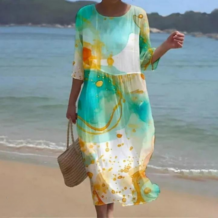 IZZI - Graceful Tummy-Enhancing Dress