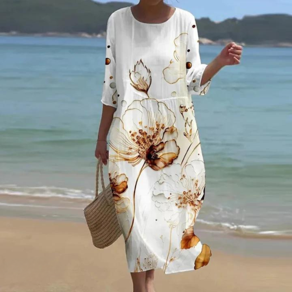 IZZI - Graceful Tummy-Enhancing Dress