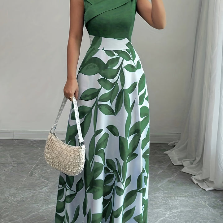 Noelia | Floral V-Neck Maxi Dress
