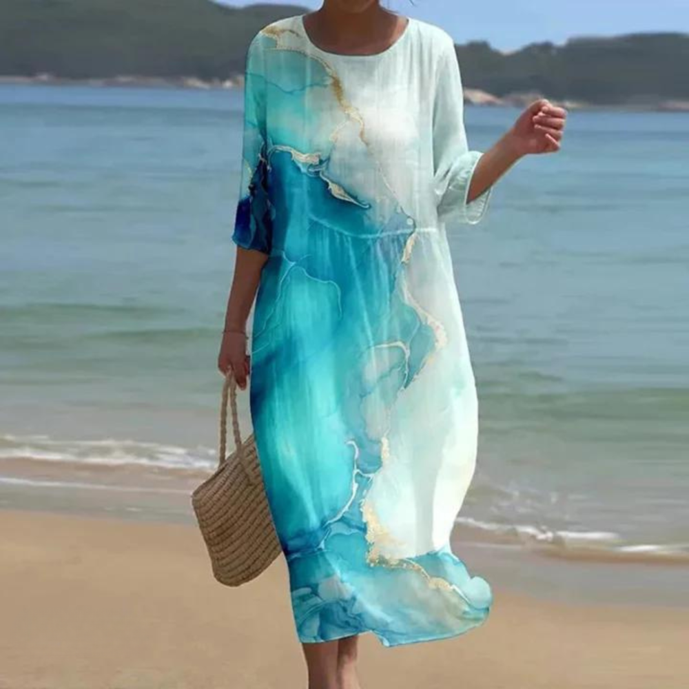 IZZI - Graceful Tummy-Enhancing Dress