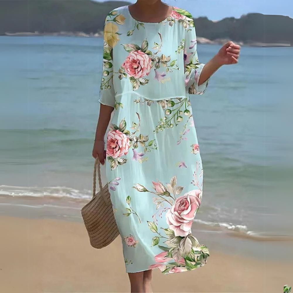 IZZI - Graceful Tummy-Enhancing Dress