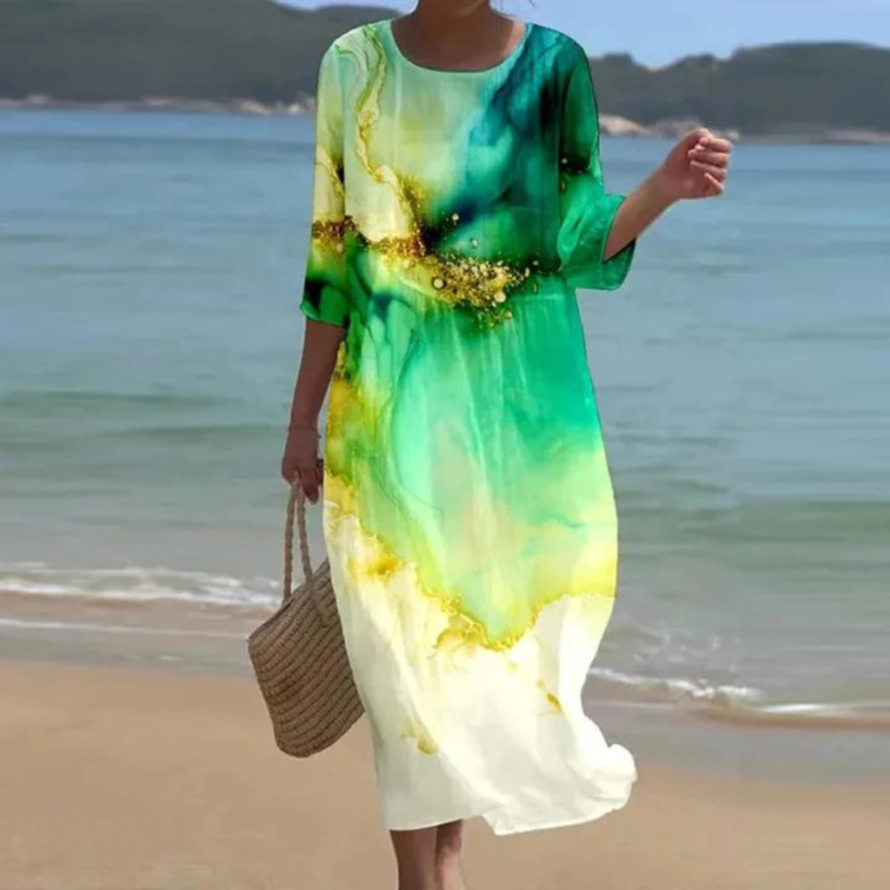 IZZI - Graceful Tummy-Enhancing Dress