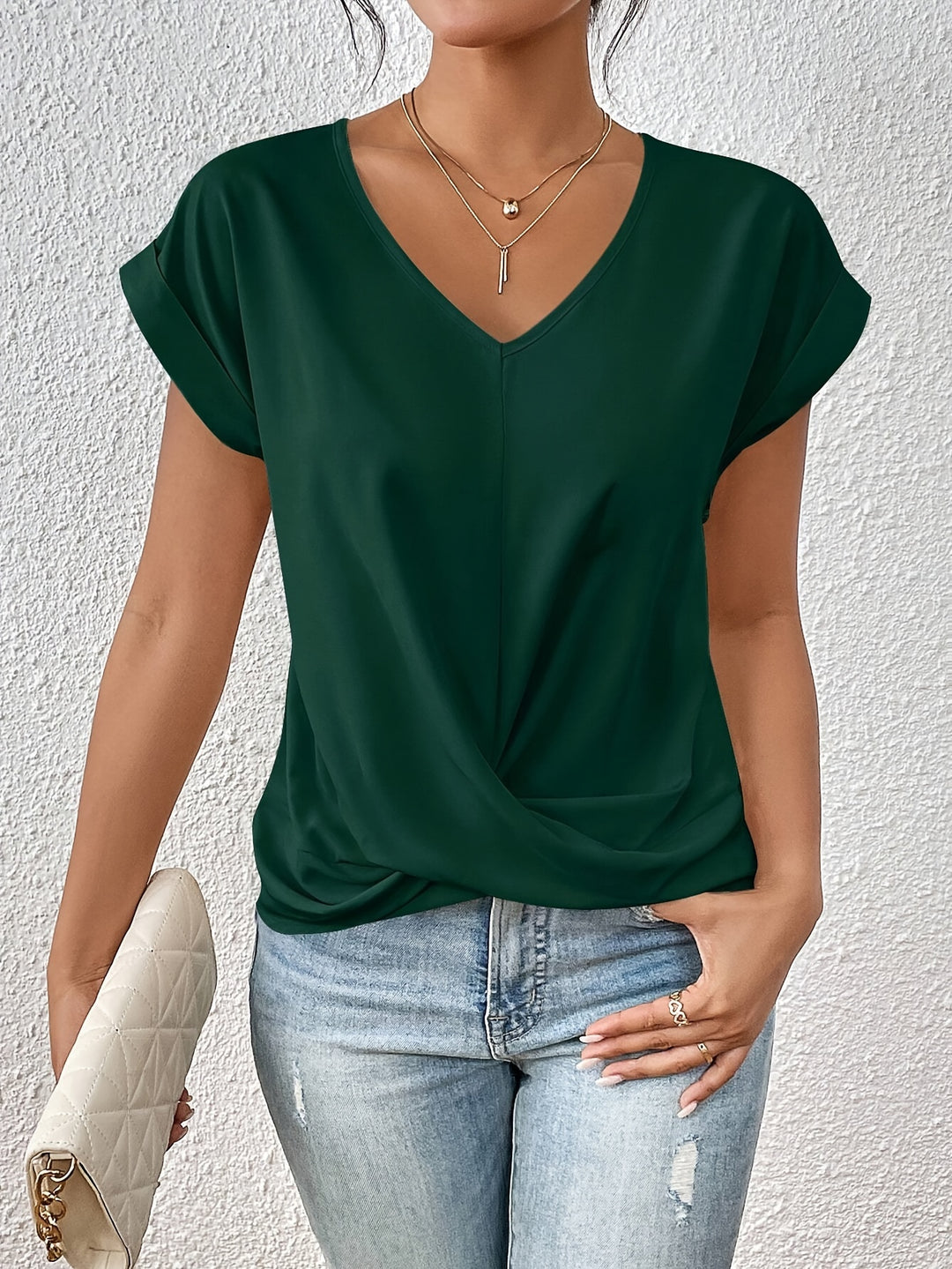 Tammana - Relaxed V-Neck T-Shirt