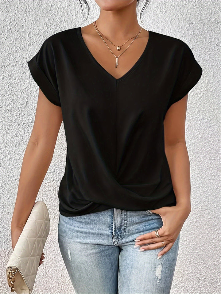 Tammana - Relaxed V-Neck T-Shirt