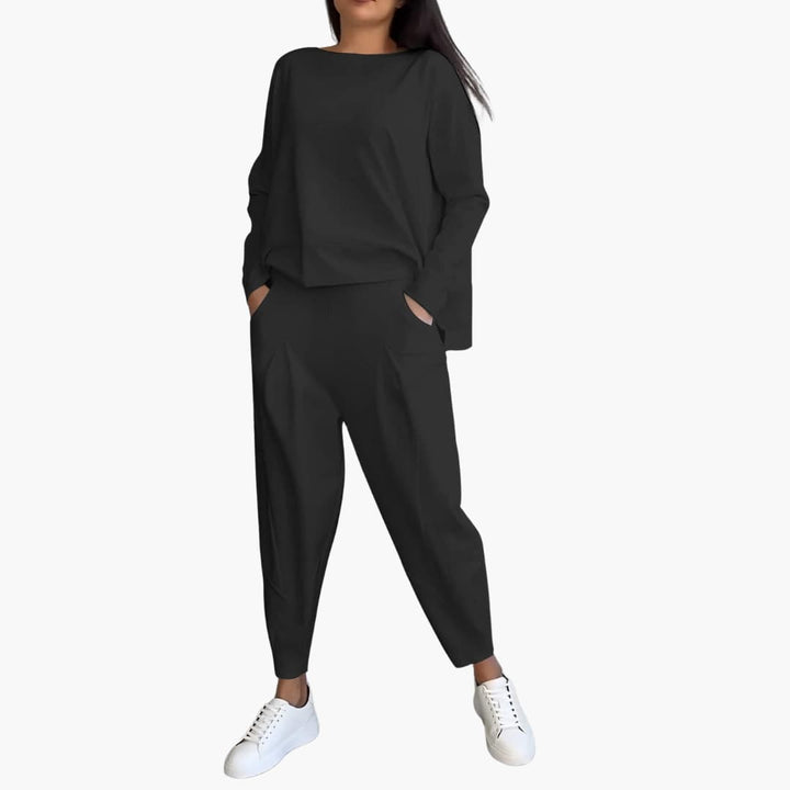 Anna™ | Comfortable Two-Piece Set with Crew Neck