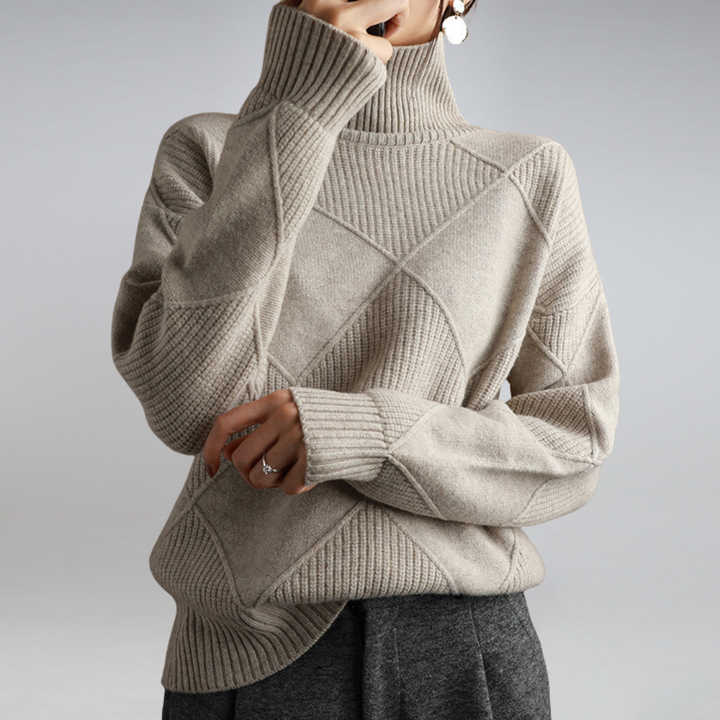 Adelle™ | Cashmere Turtleneck Sweater