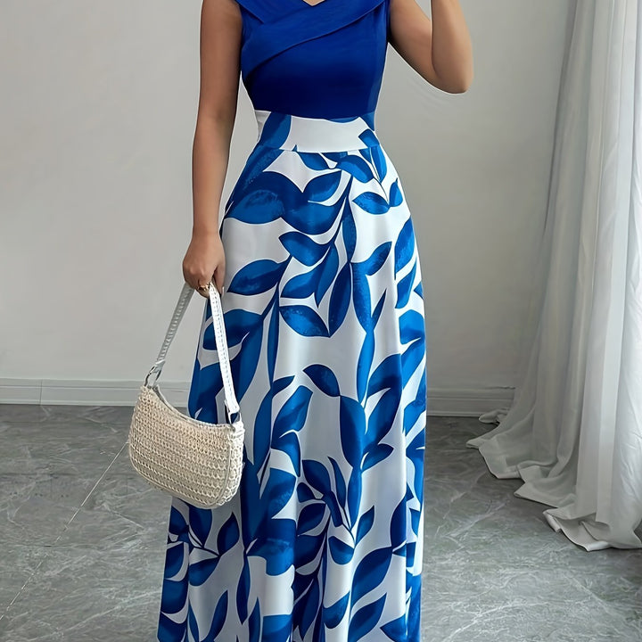 Noelia | Floral V-Neck Maxi Dress