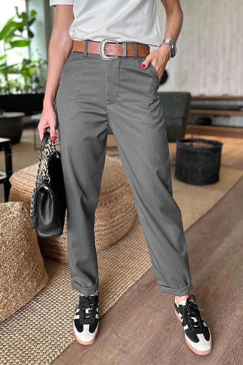 Caitríona™ | Tailored Striped Trousers