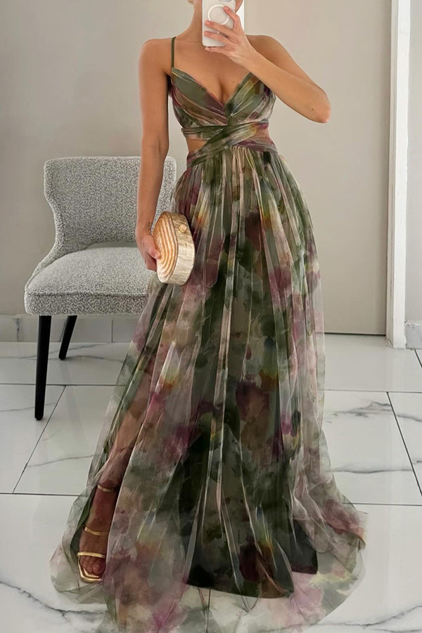 Lorraine – Elegant Floral Maxi Dress