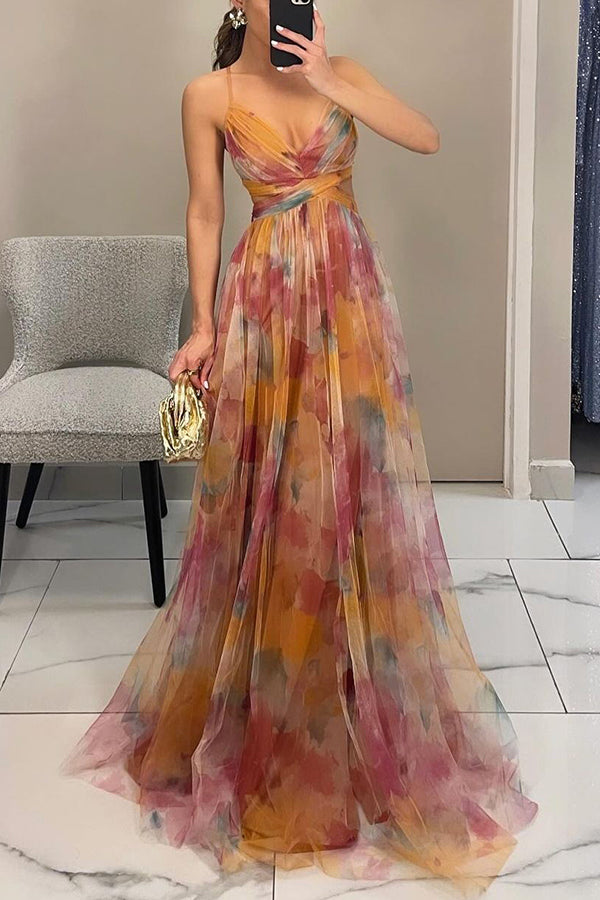 Lorraine – Elegant Floral Maxi Dress