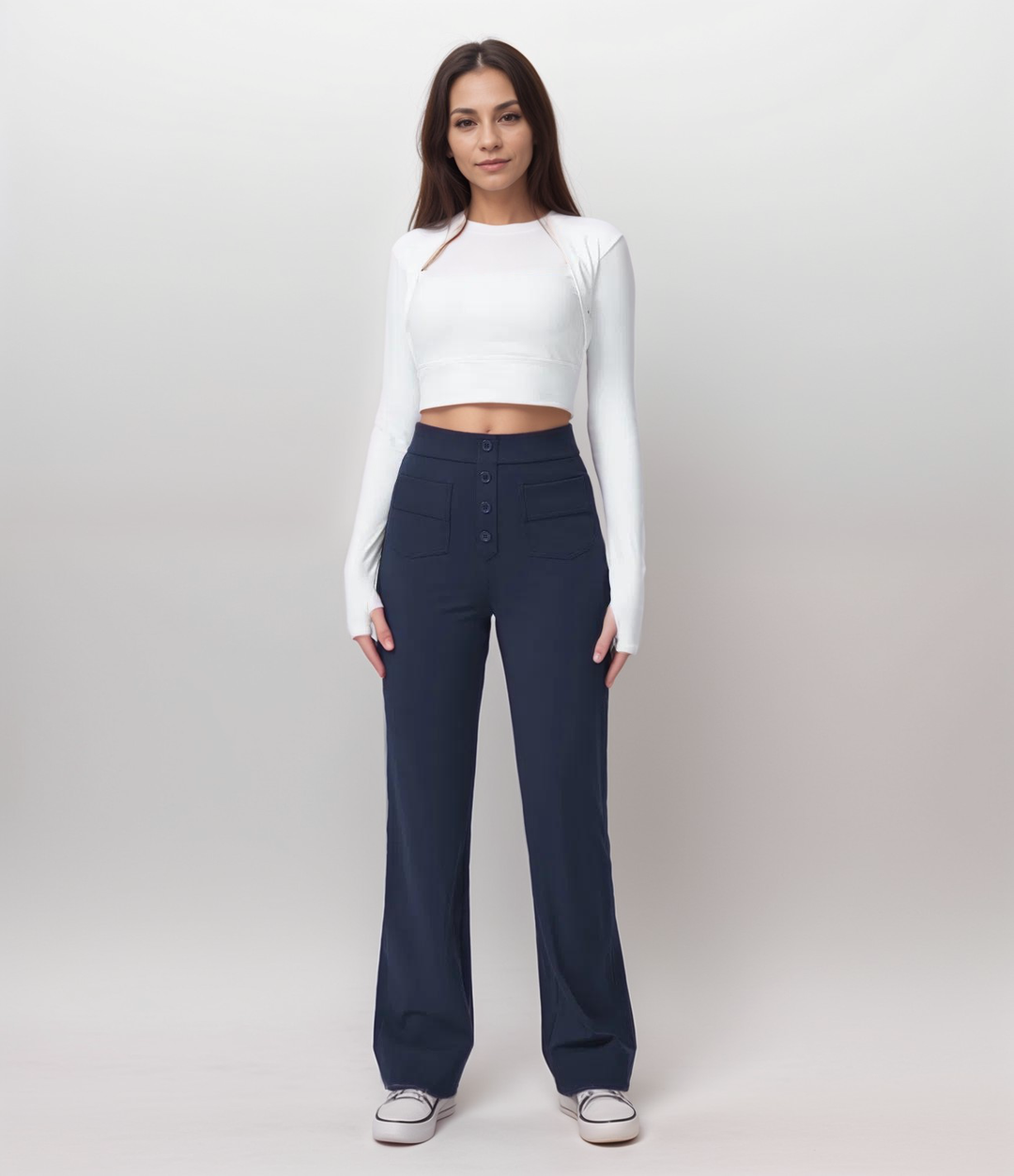 Elsa™ | High-Waisted Stretch Trousers