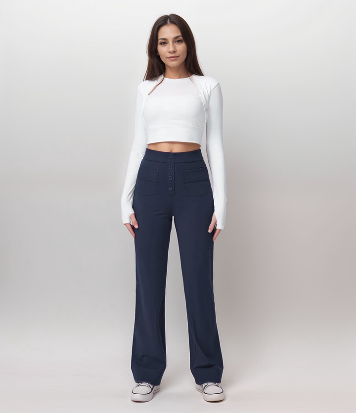 Elsa™ | High-Waisted Stretch Trousers