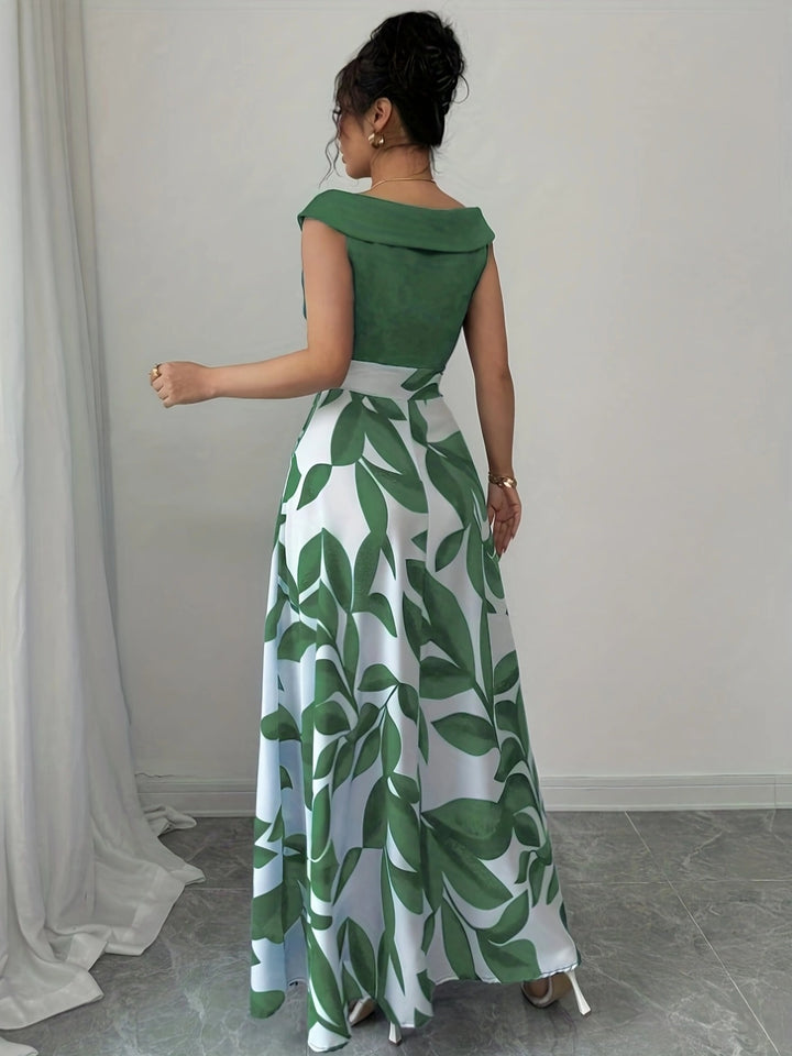 Noelia | Floral V-Neck Maxi Dress