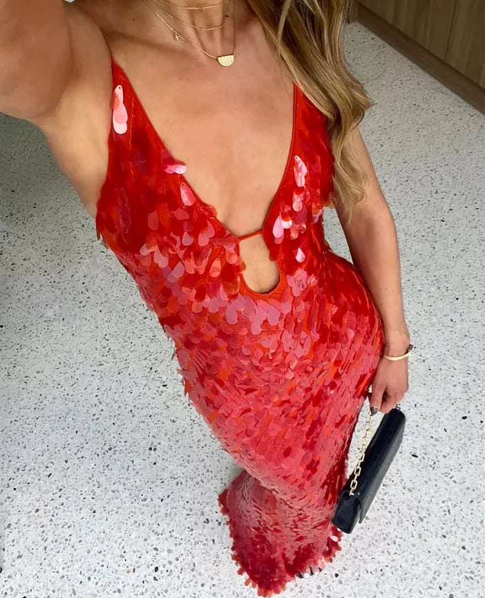 Isolde | Sequin Mermaid Maxi Gown