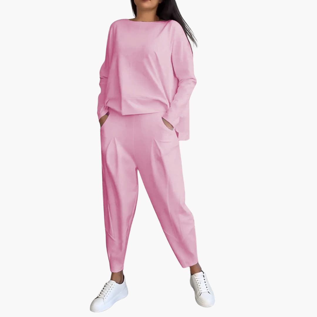 Anna™ | Comfortable Two-Piece Set with Crew Neck