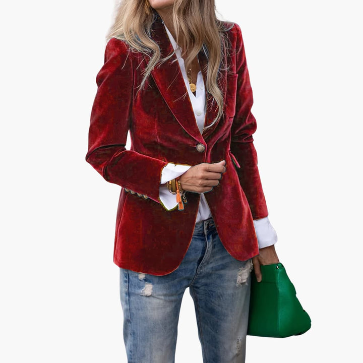 Siobhán™ | Elegant Retro Blazer Single-Breasted