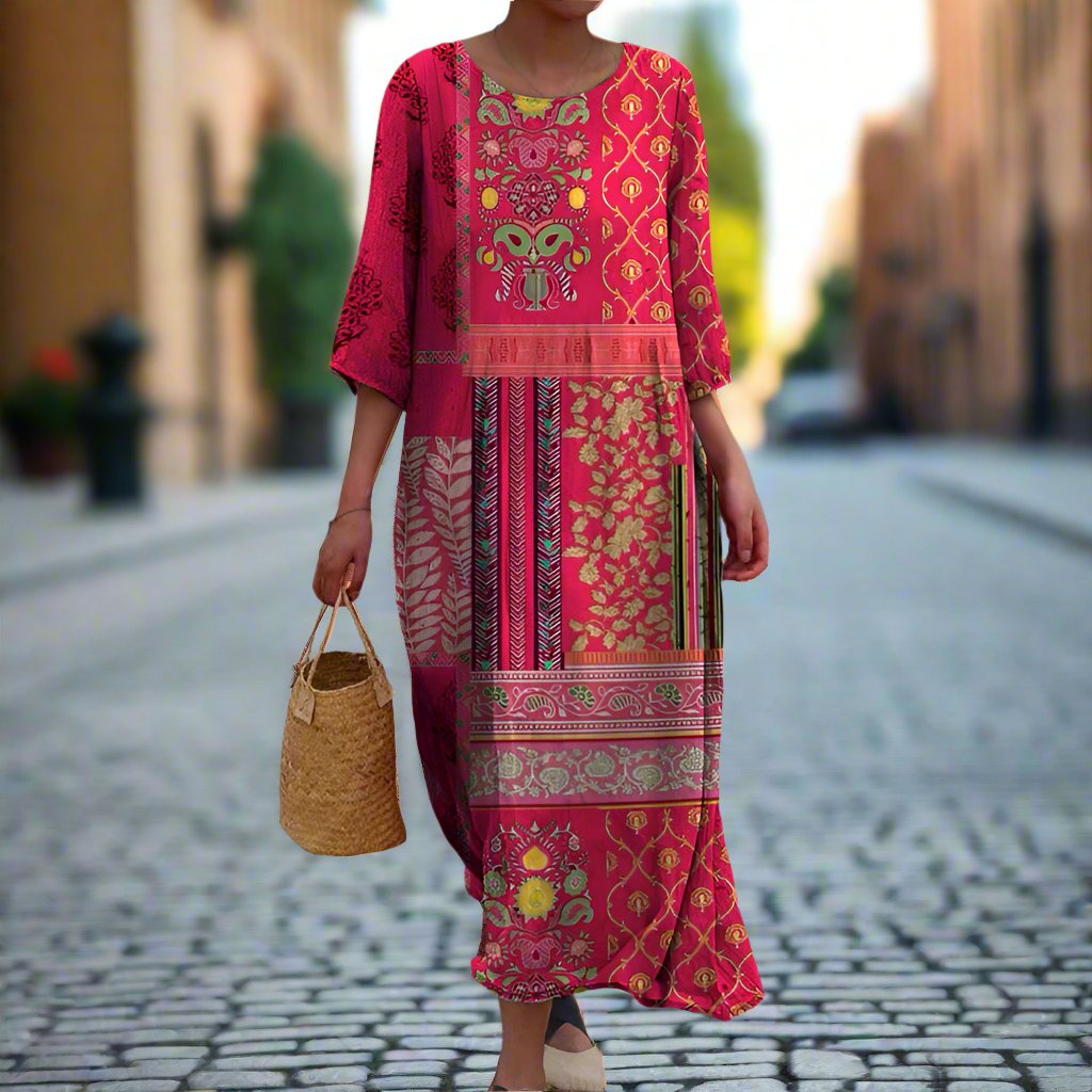 Marlene – Relaxed Boho Maxi Dress