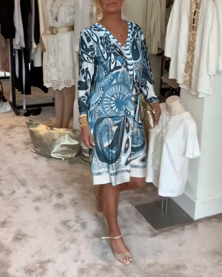 Mariane™ – Retro-Inspired Print Dress