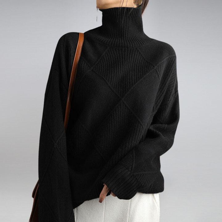 Adelle™ | Cashmere Turtleneck Sweater