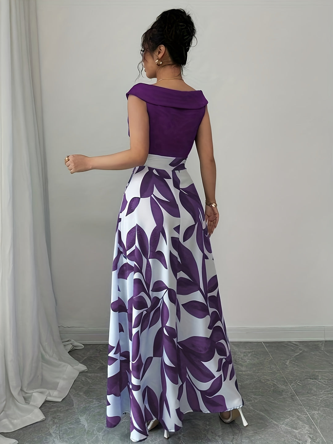 Noelia | Floral V-Neck Maxi Dress
