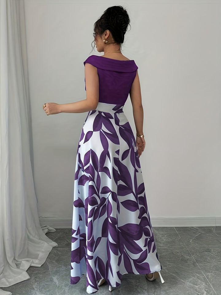 Noelia | Floral V-Neck Maxi Dress