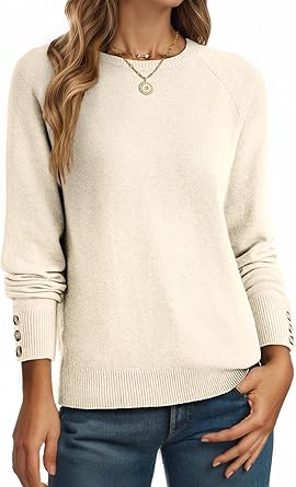 Elowen | Classic Crewneck Knit Pullover
