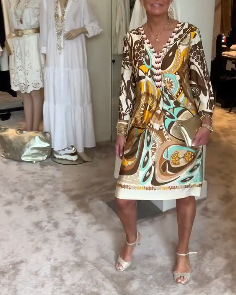 Mariane™ – Retro-Inspired Print Dress