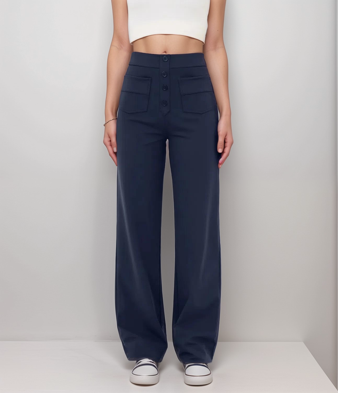 Elsa™ | High-Waisted Stretch Trousers