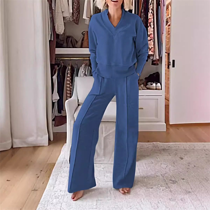 Carmela™ | Relaxed V-Neck Lounge Set