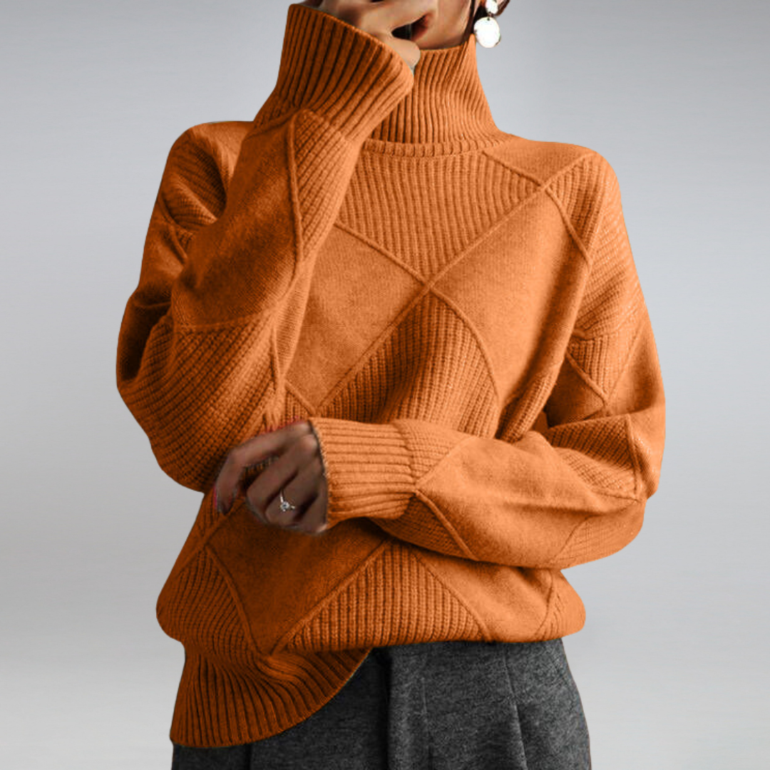 Adelle™ | Cashmere Turtleneck Sweater