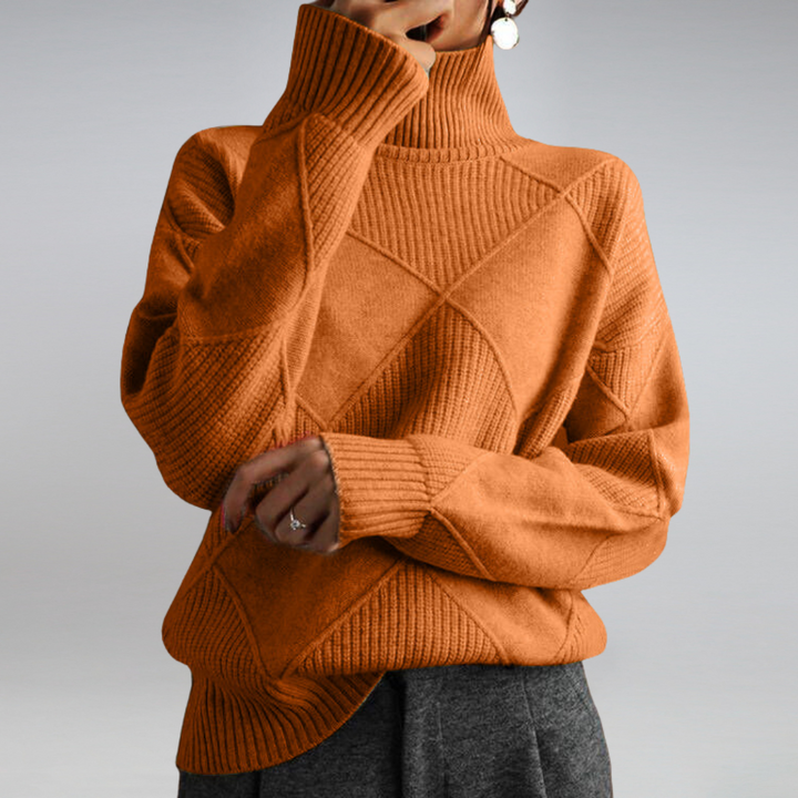 Adelle™ | Cashmere Turtleneck Sweater