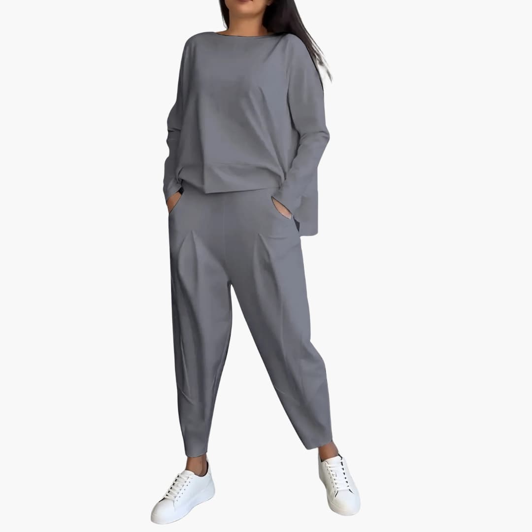 Anna™ | Comfortable Two-Piece Set with Crew Neck