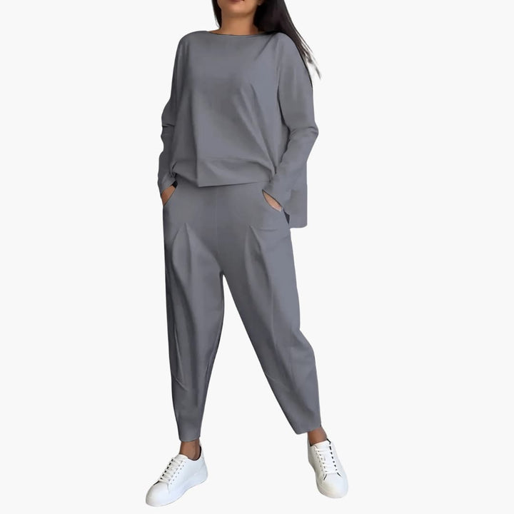 Anna™ | Comfortable Two-Piece Set with Crew Neck