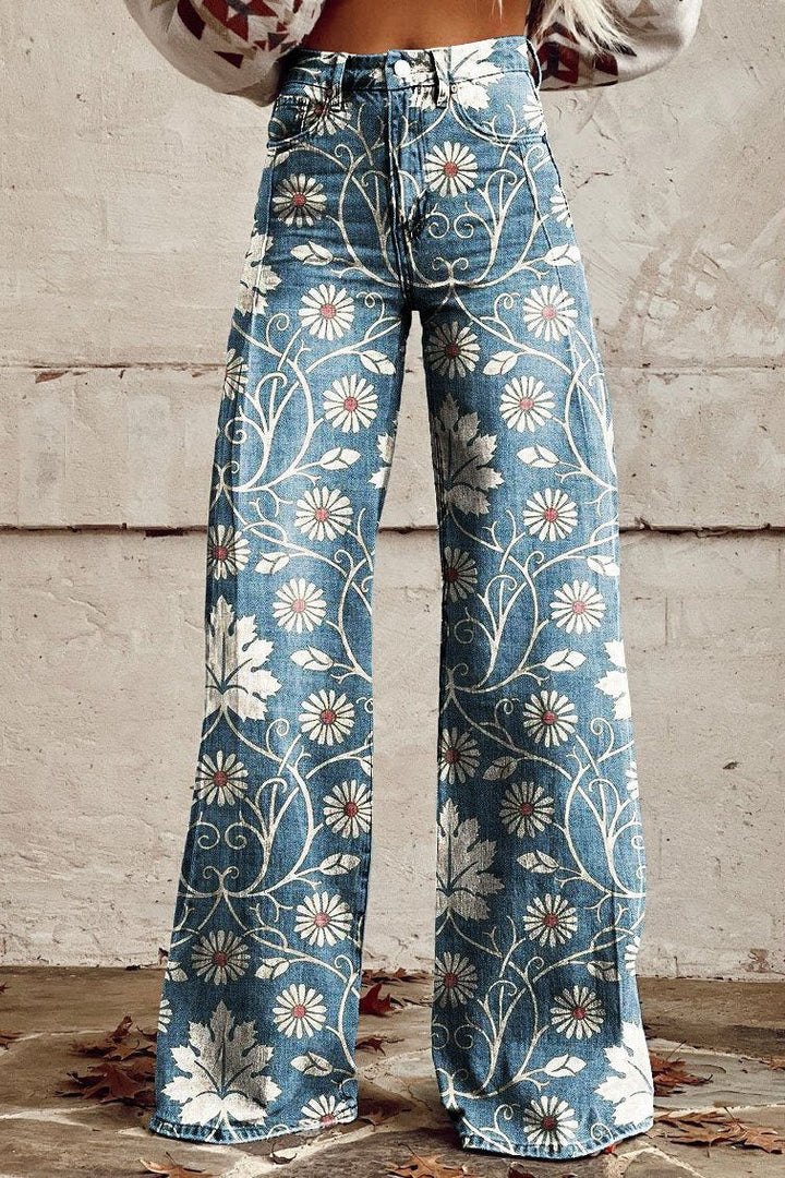 Alessia™ | Chic Vintage Wide-Leg Trousers
