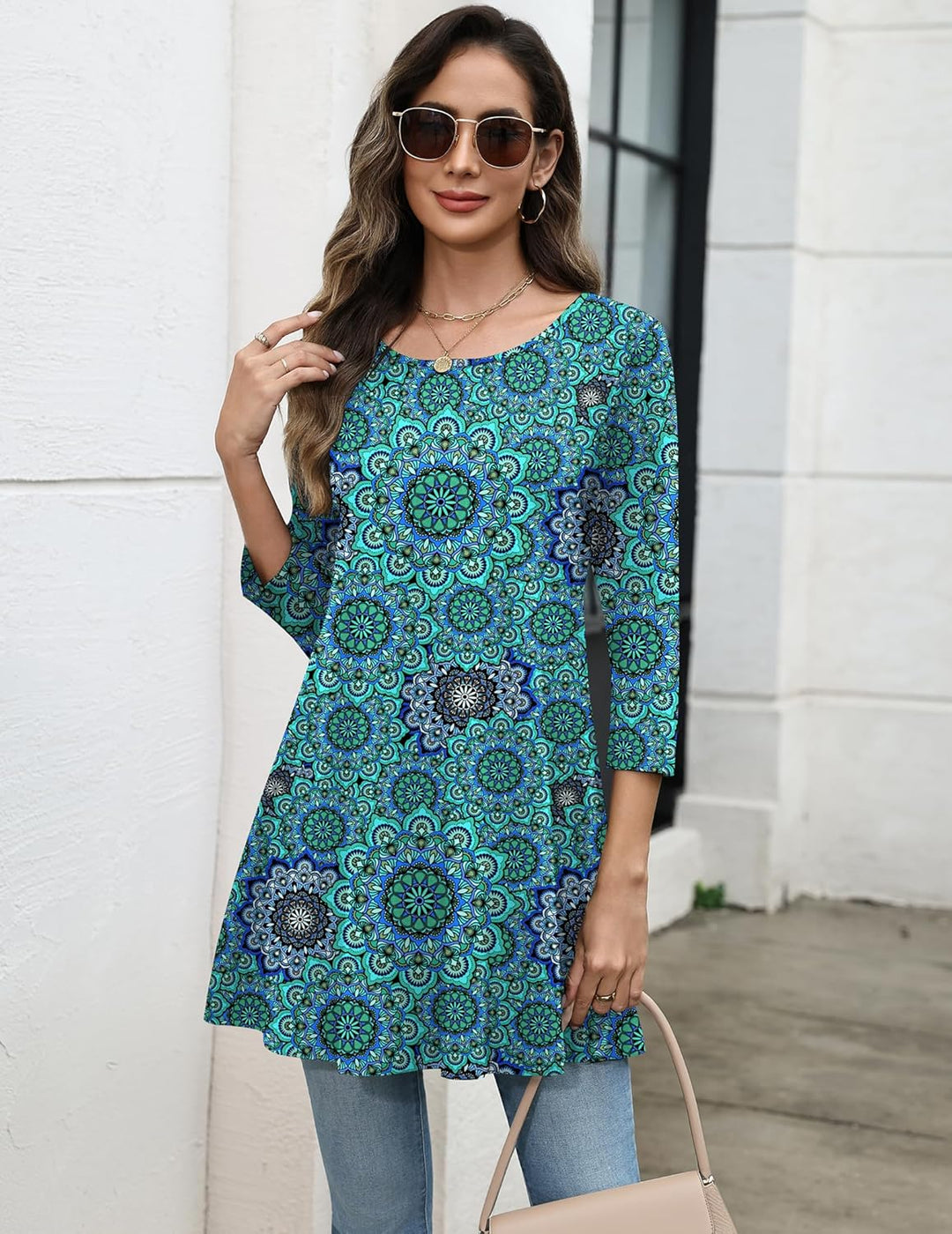 Callista | Flare-Silhouette Tunic Top