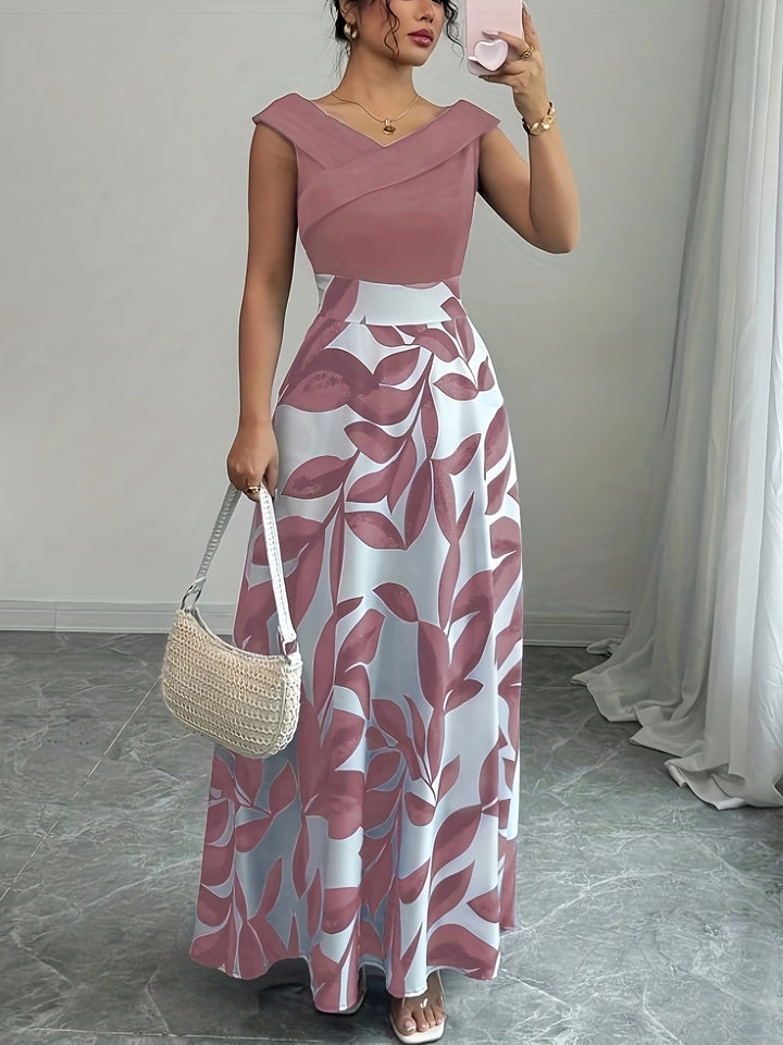 Noelia | Floral V-Neck Maxi Dress