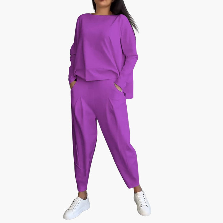 Anna™ | Comfortable Two-Piece Set with Crew Neck