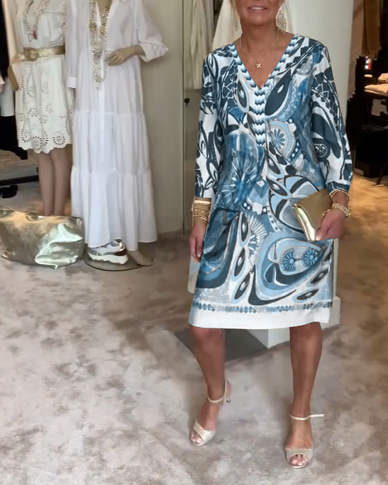 Mariane™ – Retro-Inspired Print Dress
