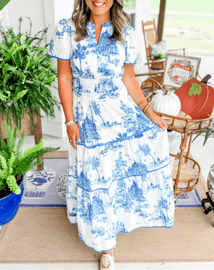 Elenire™ - Timeless Classic Charm Maxi Dress