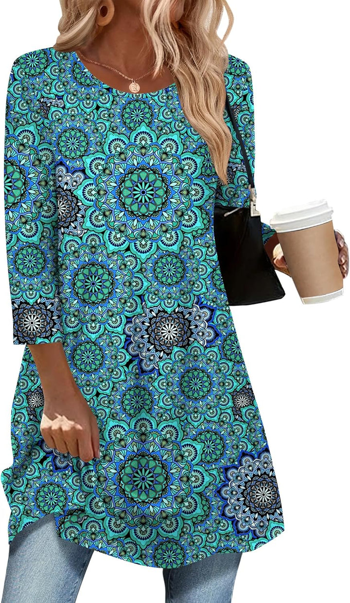 Callista | Flare-Silhouette Tunic Top