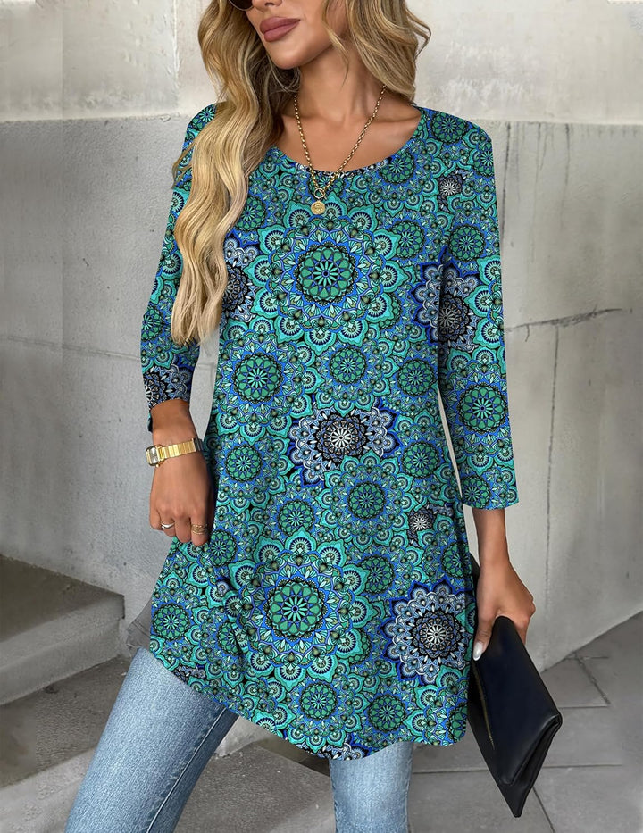 Callista | Flare-Silhouette Tunic Top