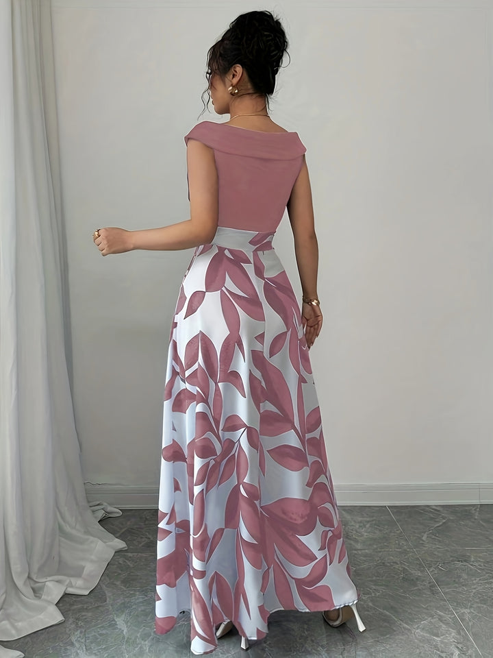 Noelia | Floral V-Neck Maxi Dress