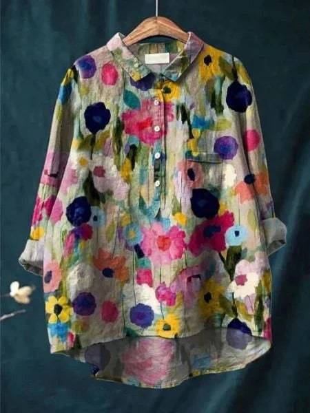 Emery™ | Elegant Floral Pattern Blouse