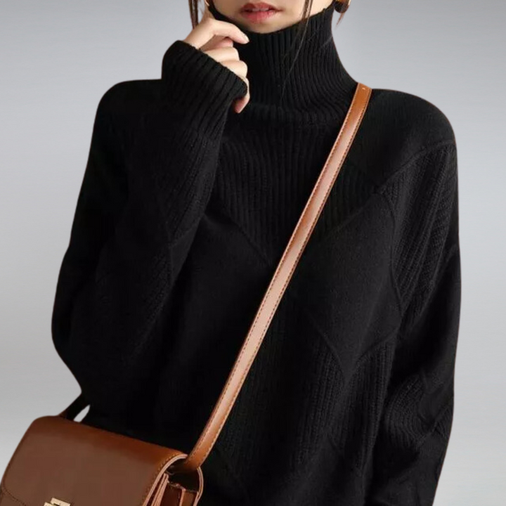 Adelle™ | Cashmere Turtleneck Sweater