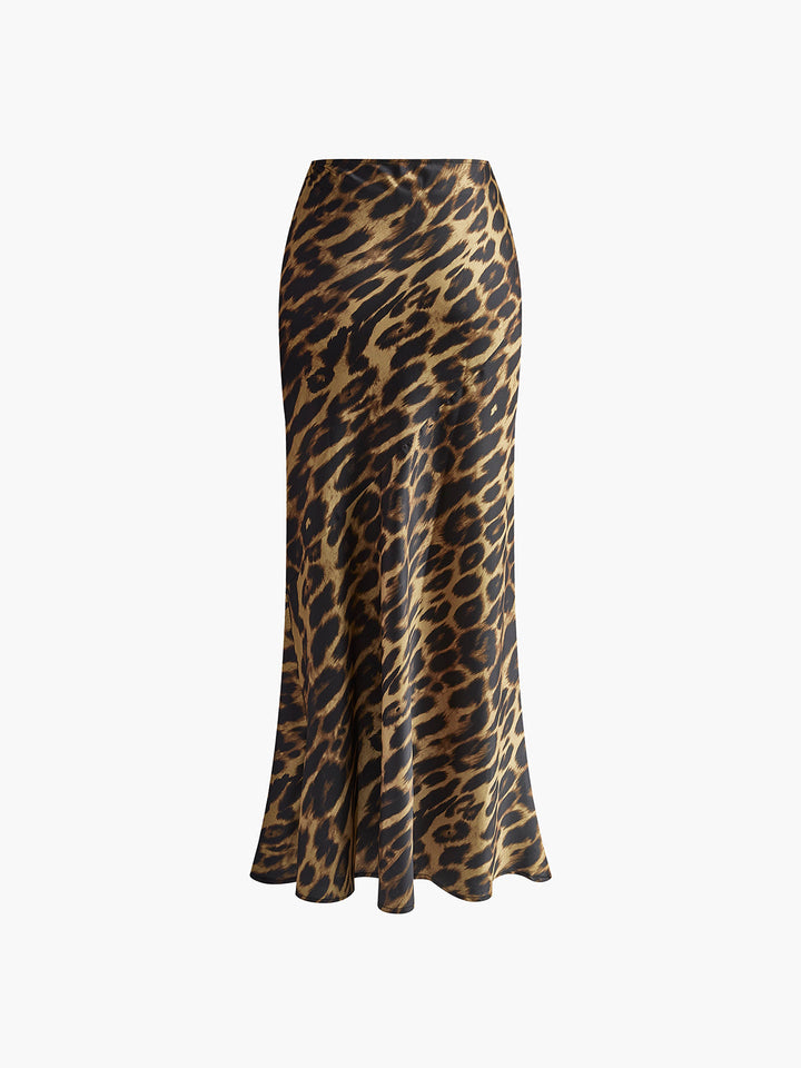 Sable | Leopard Maxi Skirt