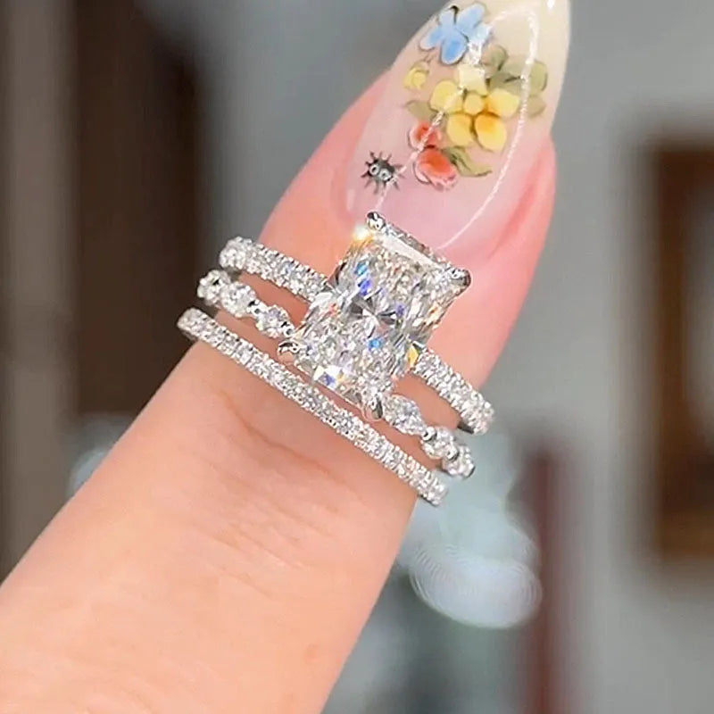 Serelise 3PC Wedding Ring Set