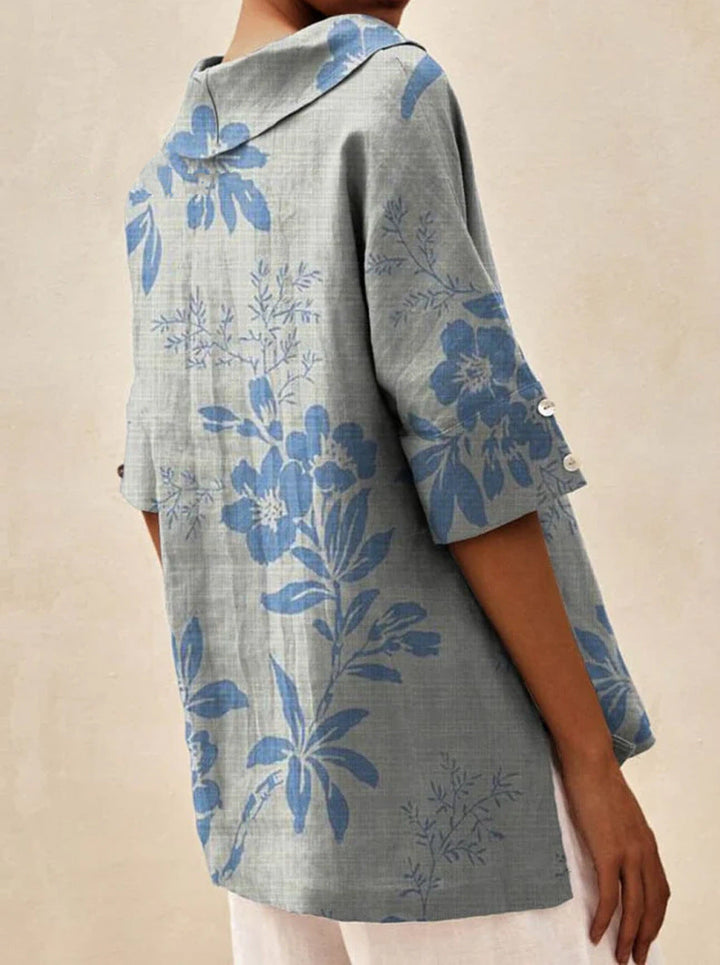 Andrea | Elegant V-Neck Blouse