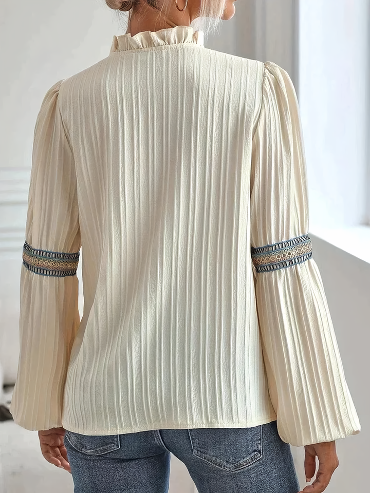 Valerie™ - Chic V-Neck Blouse