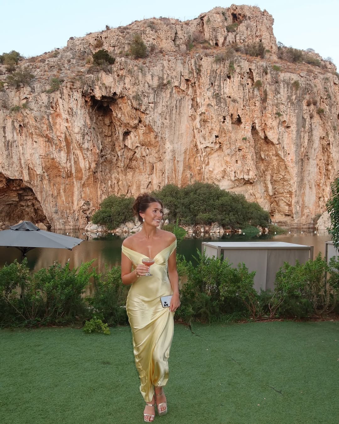 Odessa | Satin Open-Back Maxi Dress