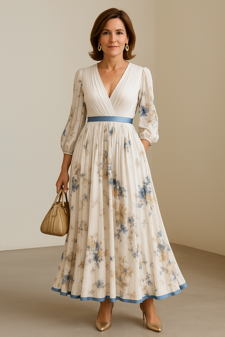 Annelise – Elegant Floral Maxi Dress